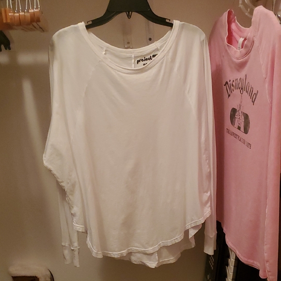 Project Social T Tops - Project Social T White Sweatshirt